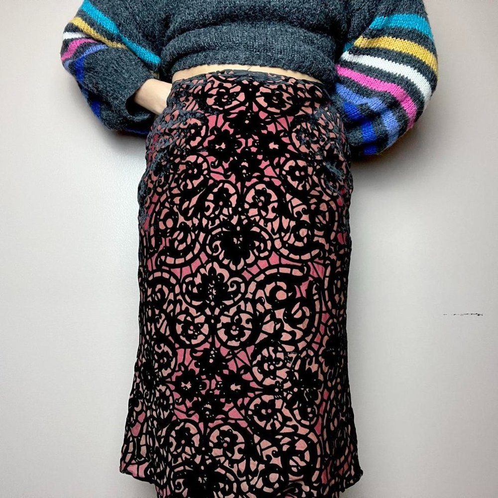 Velvet Embroidery Blank And Pink